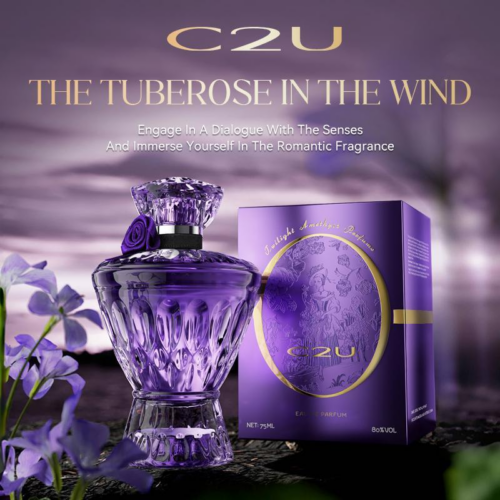 C2U Twilight Amethyst Women Perfume – Fruity Floral Long Lasting Scent Premium Luxury Fragrance with Elegant Gift Box
